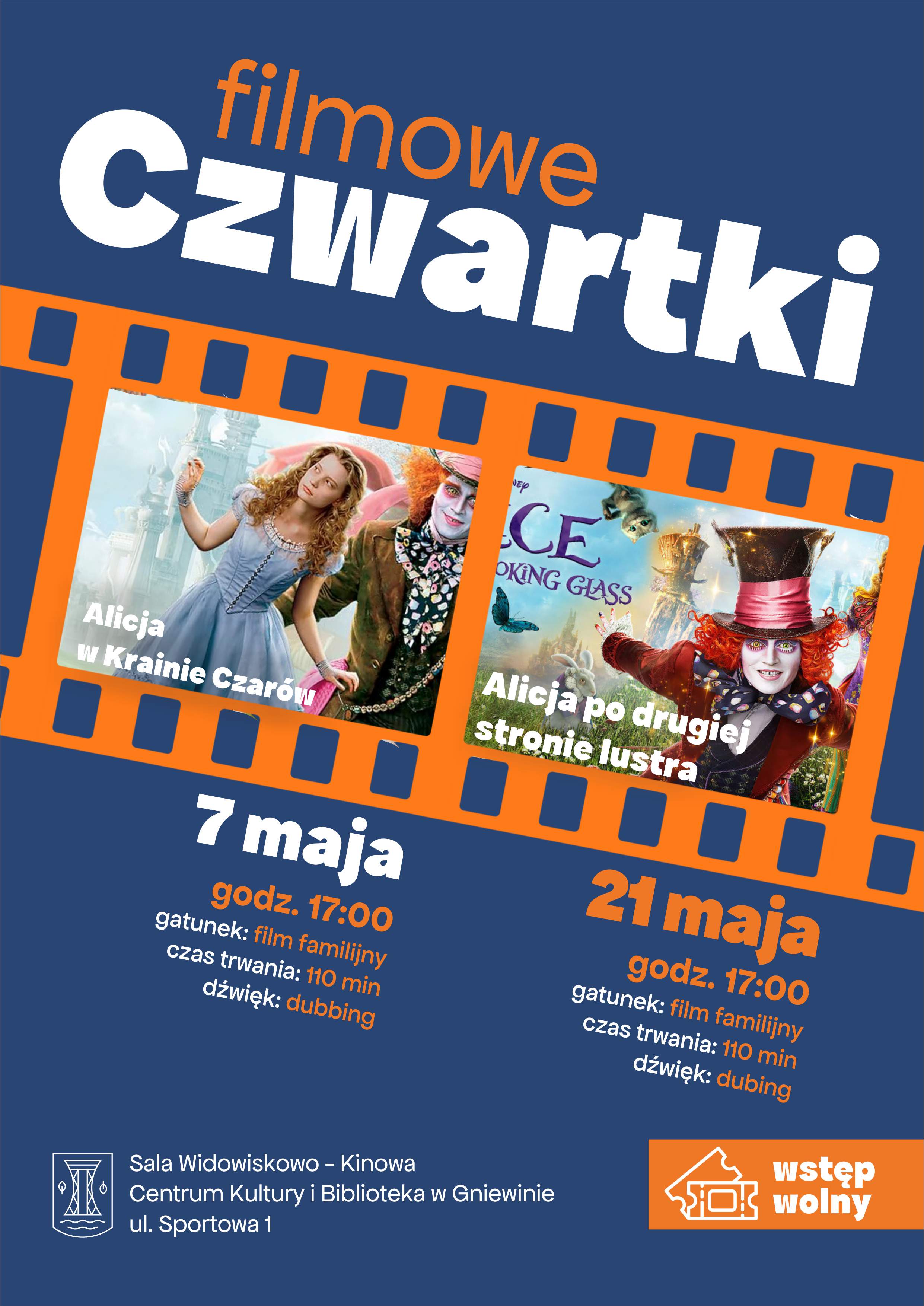 wydarzenie: Filmowe Czwartki w Maju